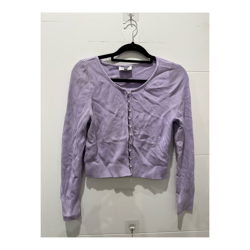 & Other Stories Lavender Cardigan